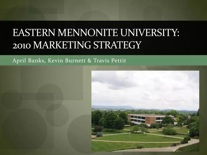 University marketing strategy