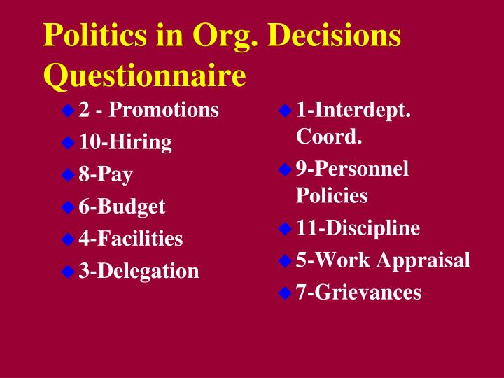 promotion questionnaire promotion questionnaire