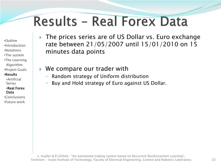 reinforcement learning in online stock trading systems