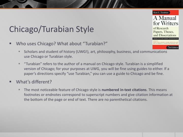 Chicago Manual Style Footnotes Dissertation