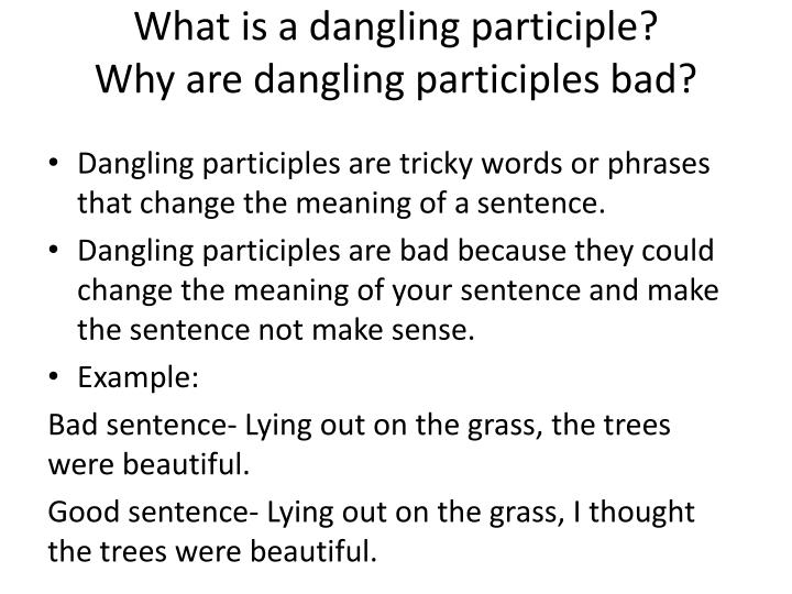 what is a participle