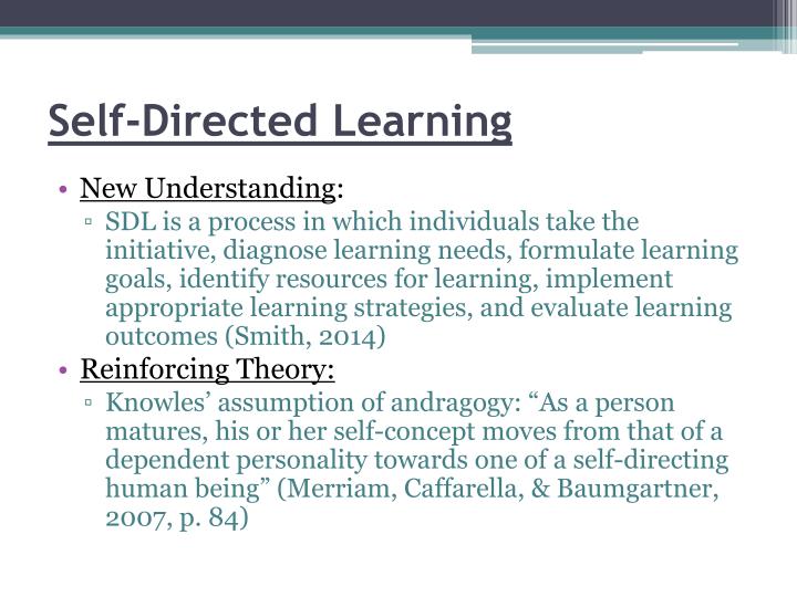 Pity, that self direction as an adult learner necessary words Apologise, self direction as an adult learner final