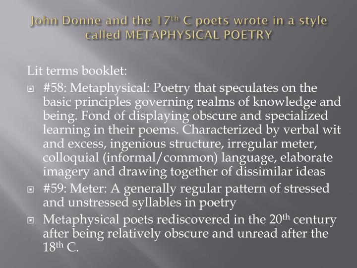poetry and informal diction poetry and informal diction