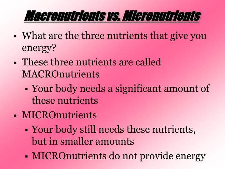 PPT - Macronutrients PowerPoint Presentation - ID:2687488