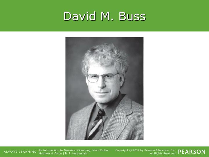 David M Buss