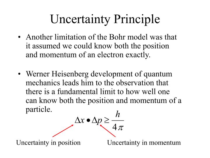 uncertainty principle uncertainty principle