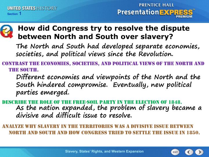 the role of slavery in the difference of society between the south and the north slavery as the line Differences between north, south, and west 4 5 6 society and politics 12 between north and south •slavery issue. the role of slavery in the difference of society between the south and the north slavery as the line Differences between north, south, and west 4 5 6 society and politics 12 between north and south •slavery issue.