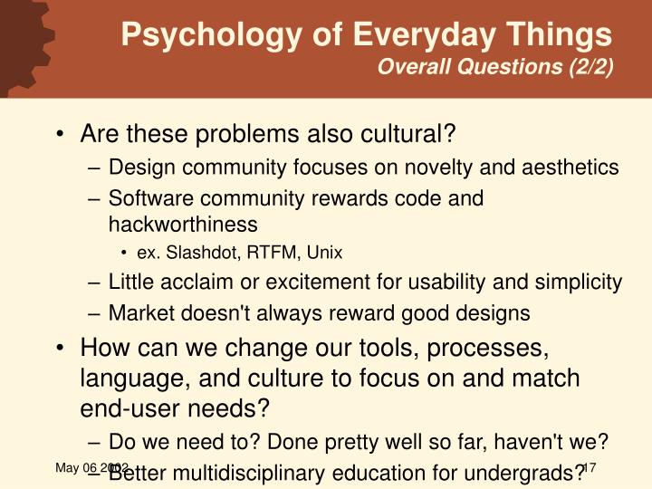 donald norman the psychology of everyday things donald norman the psychology of everyday things