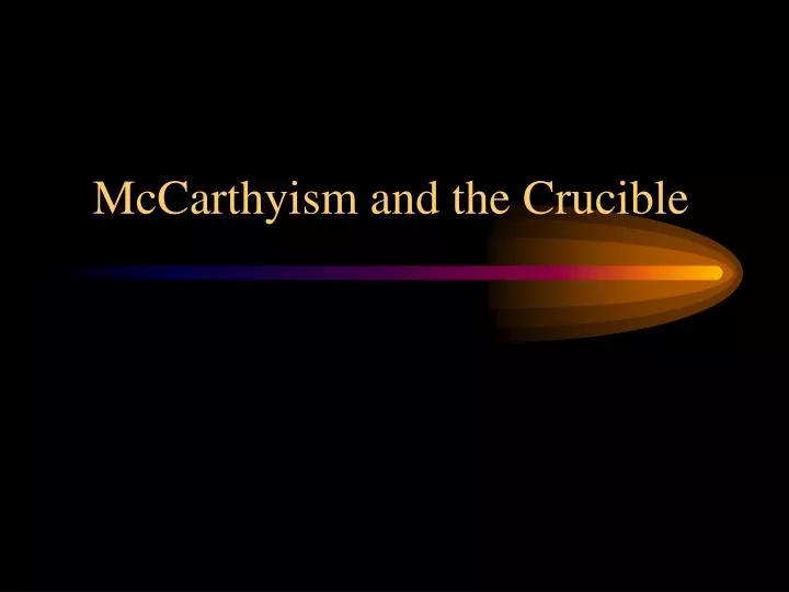 mccarthyism research paper mccarthyism research paper