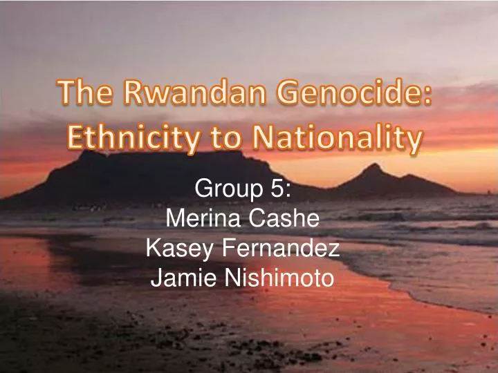 the rwandan genocide overview the rwandan genocide overview