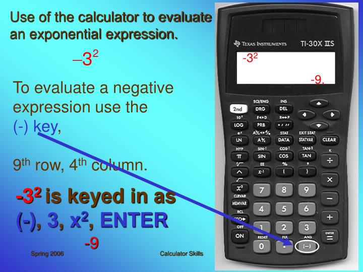 PPT TI 30X IIS Calculator Skills PowerPoint Presentation ID2722954
