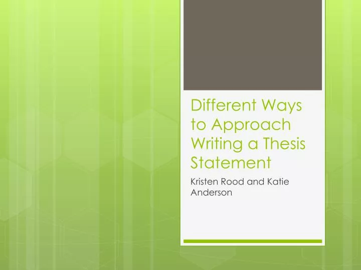 different ways to write a essay different ways to write a essay
