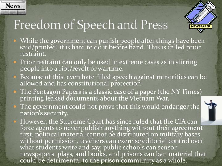 the issue of the freedom of speech at schools Three issues involving the freedom of speech are most pressing for the future: money, politics, and the first amendment full text eugene volokh gary t schwartz professor of law, ucla school of law. the issue of the freedom of speech at schools Three issues involving the freedom of speech are most pressing for the future: money, politics, and the first amendment full text eugene volokh gary t schwartz professor of law, ucla school of law.