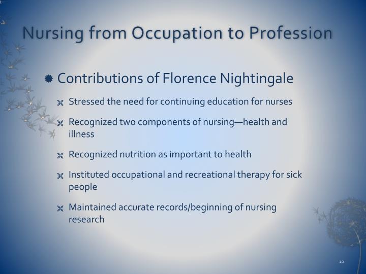 a history of nursing professionalism Evolution of the nursing profession dear editor: it was with unusual interest that the writer perused both your editorial in the april number and. a history of nursing professionalism Evolution of the nursing profession dear editor: it was with unusual interest that the writer perused both your editorial in the april number and.