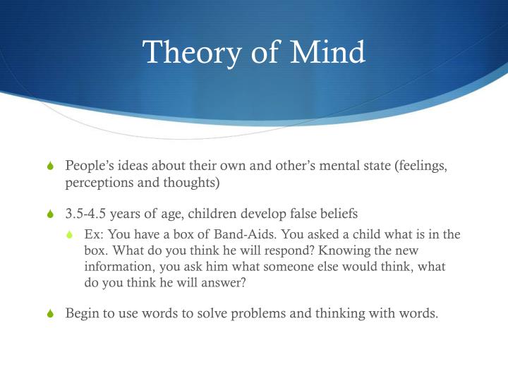 the theory of mind and the influence to prosocial lying among children Theory-of-mind understanding and behaviour children’s expressive display rule knowledge and behaviour child witness testimony including child witness credibility. the theory of mind and the influence to prosocial lying among children Theory-of-mind understanding and behaviour children’s expressive display rule knowledge and behaviour child witness testimony including child witness credibility.
