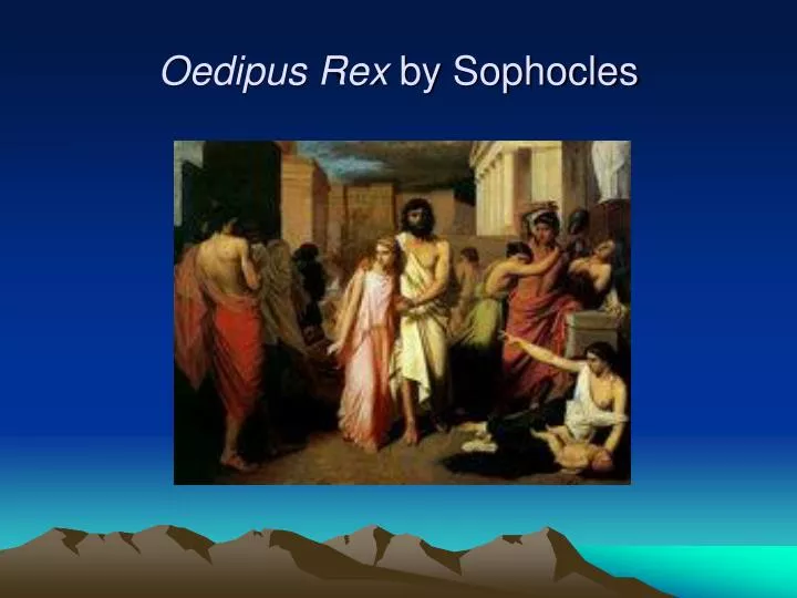 Oedipus Rex Essays