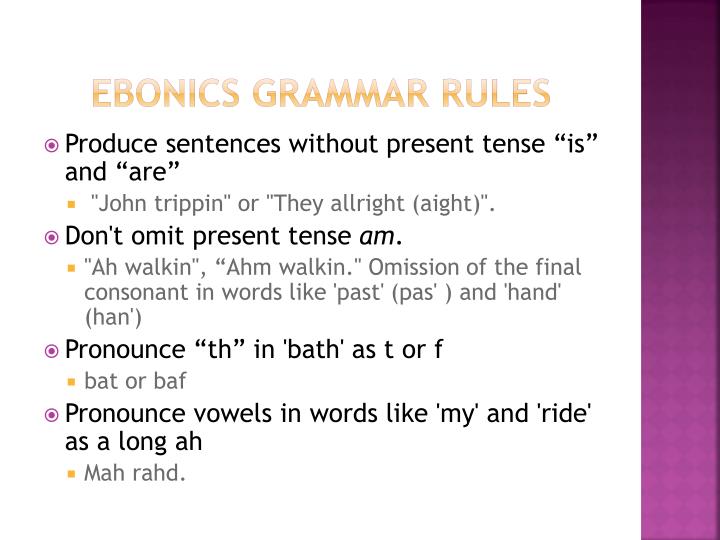 Ebonics: The True Language of Black Folks - Wikipedia