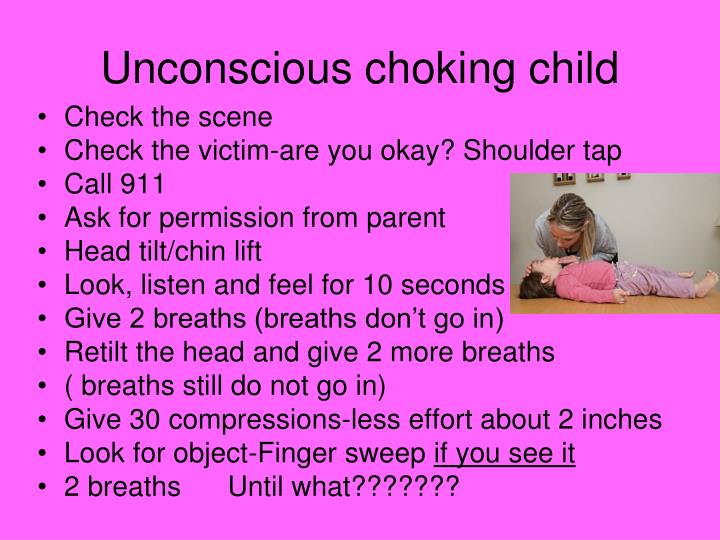 Ppt Choking Emergencies Powerpoint Presentation Id 2759873