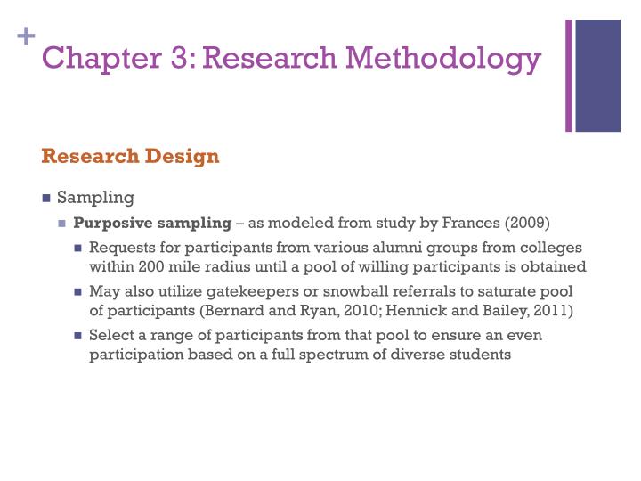 research design in thesis chapter 3