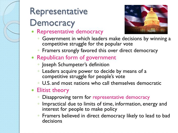 What is american democracy definition