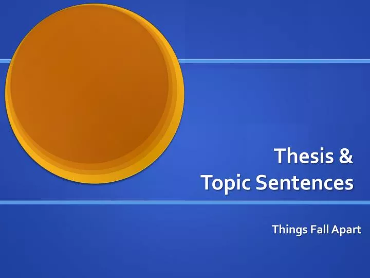 powerpoint on thesis statement powerpoint on thesis statement
