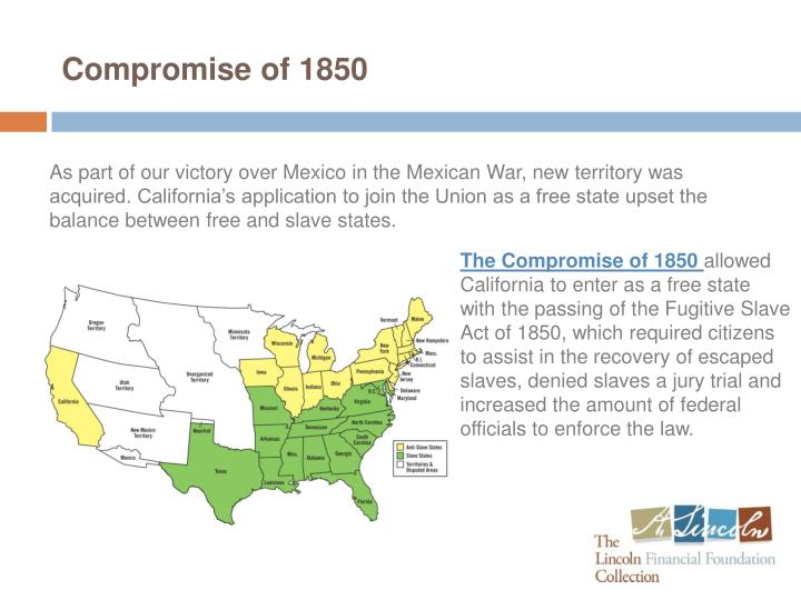 why had been the actual undermine in 1850 needed why was first that bargain with 1850 needed