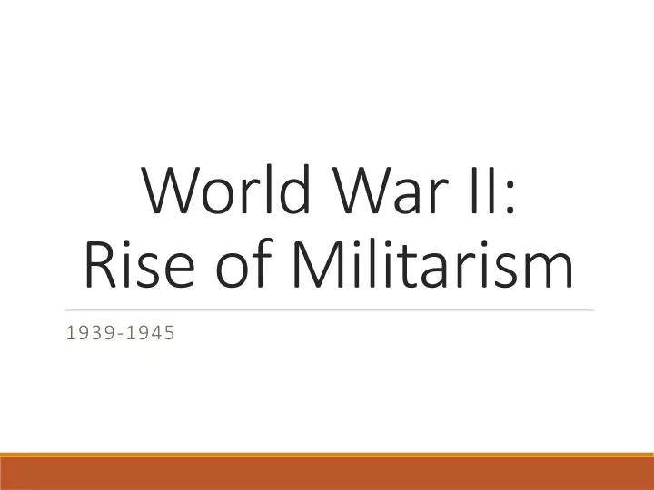 reasons for the rise of militarism reasons for the rise of militarism