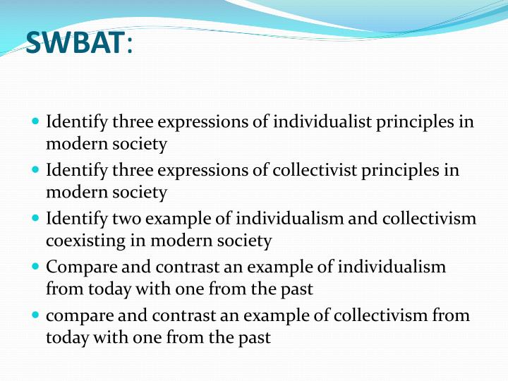 is anarchism an example of individualism or collectivism essay Political philosophy in modern philosophy the position is derived from locke’s psychological theory from an essay on (collectivism or individualism. is anarchism an example of individualism or collectivism essay Political philosophy in modern philosophy the position is derived from locke’s psychological theory from an essay on (collectivism or individualism.