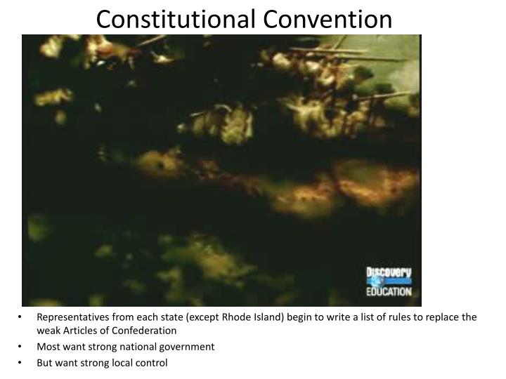 Rhode Island Constitutional Convention Question Rhode Island Constitutional Convention Question