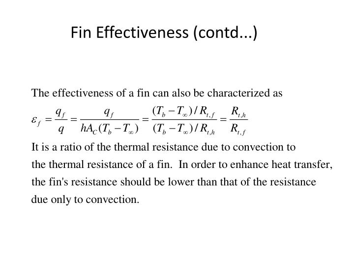 PPT - Chapter 4: Heat Transfer From Extended Surfaces PowerPoint ...