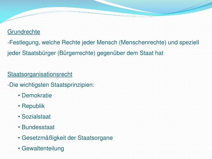 PPT - Das Grundgesetz Der Bundesrepublik Deutschland PowerPoint ...