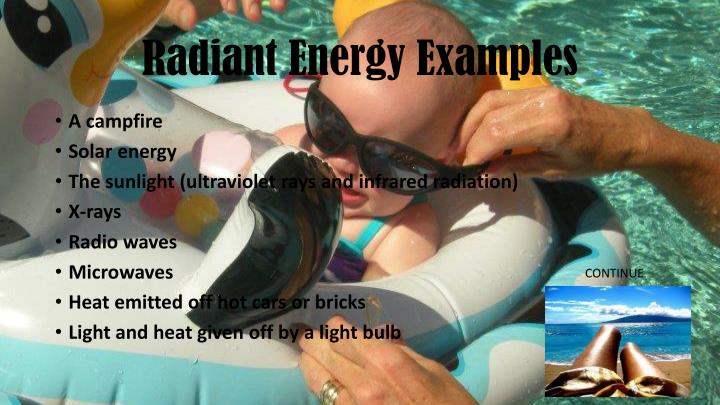 radiant energy examples radiant energy examples