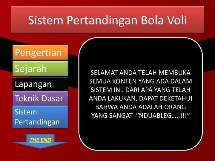 PPT - Permainan Bola Voli PowerPoint Presentation - ID:2819459