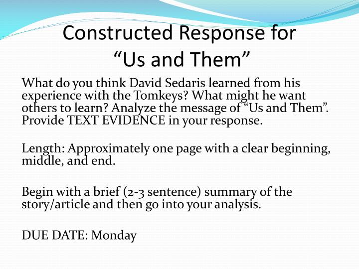 us and them essay us and them essay