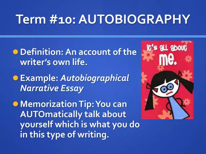 Definition Of Narrative Essay