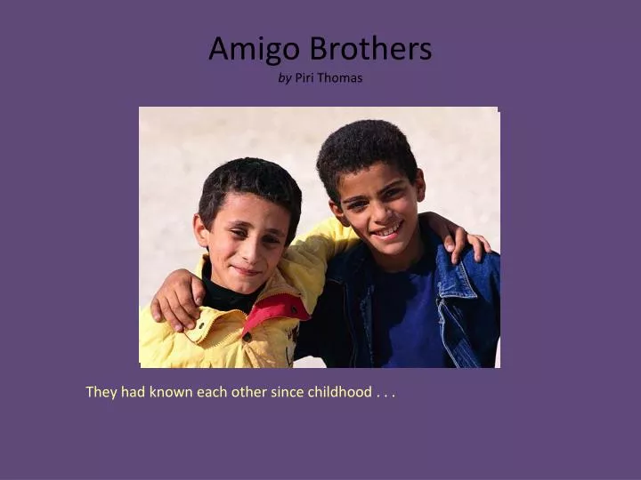 the superiority of felix as a boxer over antonio in amigo brothers by piri thomas the superiority of felix as a boxer over antonio in amigo brothers by piri thomas