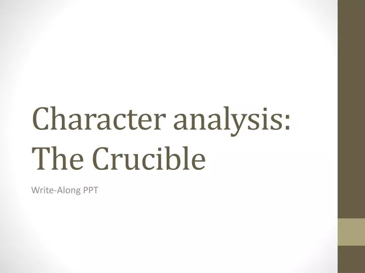 crucible literary analysis thesis The crucible literary analysis table of contents summary summary part 2 summary part 3 literary analysis further resources in the crucible, arthur miller presents a dramatized version of the true events of one fateful year in massachusetts’s history. crucible literary analysis thesis The crucible literary analysis table of contents summary summary part 2 summary part 3 literary analysis further resources in the crucible, arthur miller presents a dramatized version of the true events of one fateful year in massachusetts’s history.