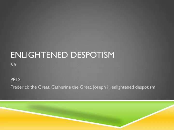 enlightened despots essay enlightened despots essay