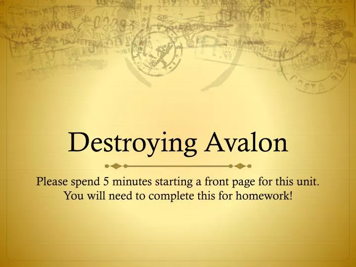 language techniques destroying avalon Destroying avalon please spend 5 minutes starting a front page for this unit you will need to complete this for homework learning intentions we’ll look at ‘ textese ’ and how it underlines the fact that the english language is. language techniques destroying avalon Destroying avalon please spend 5 minutes starting a front page for this unit you will need to complete this for homework learning intentions we’ll look at ‘ textese ’ and how it underlines the fact that the english language is.