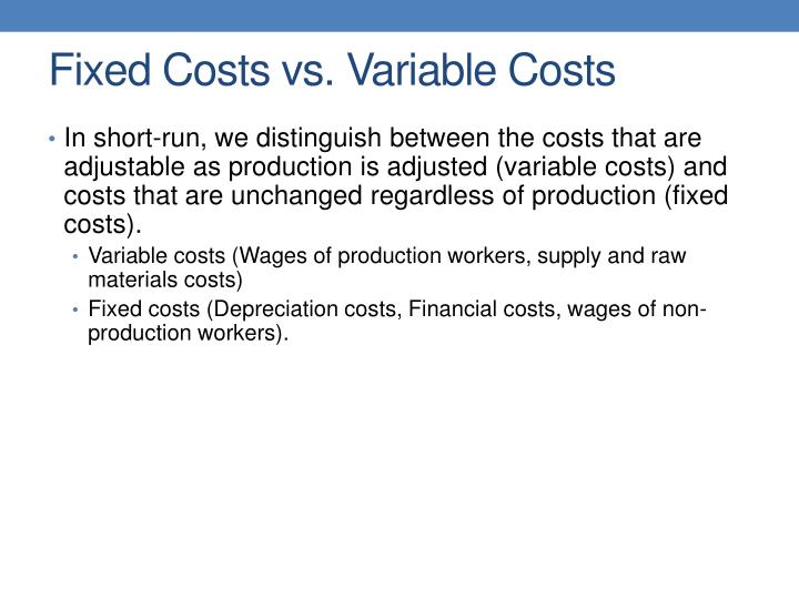 PPT Costs of Production PowerPoint Presentation ID2866367