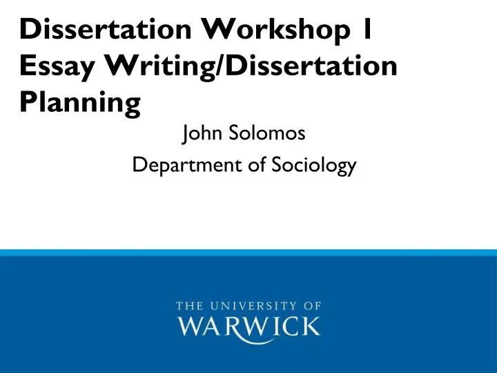 How To Write An Essay Plan For University