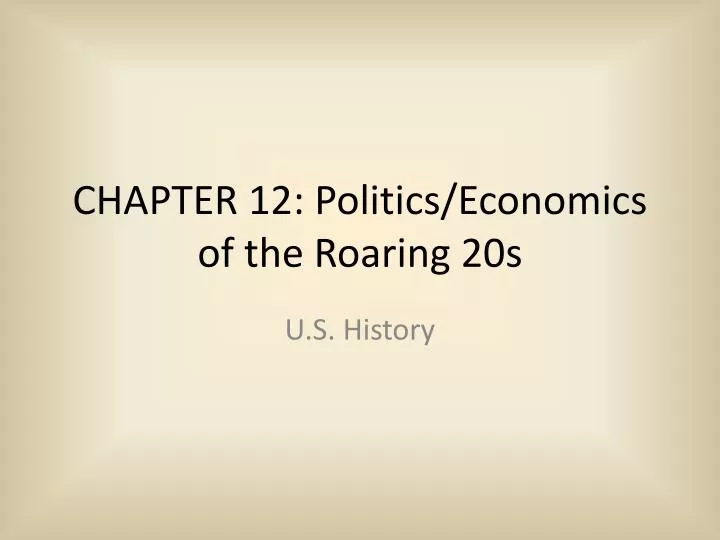 politics of the roaring twenties Politics of the roaring twenties us history mr ishmael united states: 1920 – warren g harding is elected president (he died in 1923) 1927 – henry ford. politics of the roaring twenties Politics of the roaring twenties us history mr ishmael united states: 1920 – warren g harding is elected president (he died in 1923) 1927 – henry ford.