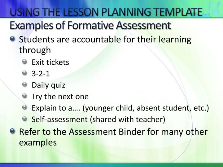 lesson planning ppt