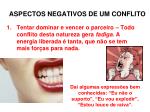Aspectos negativos de um conflito