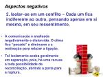 Aspectos negativos