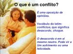 O que um conflito