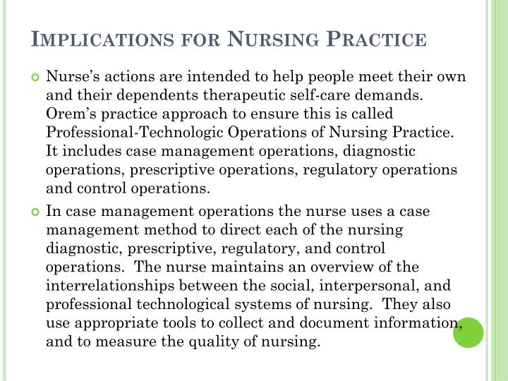 implications for practice nursing dissertation