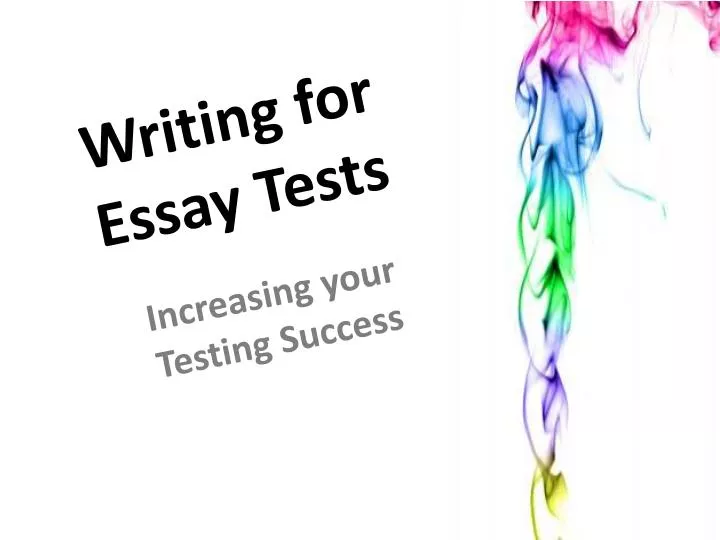preparing for essay tests preparing for essay tests