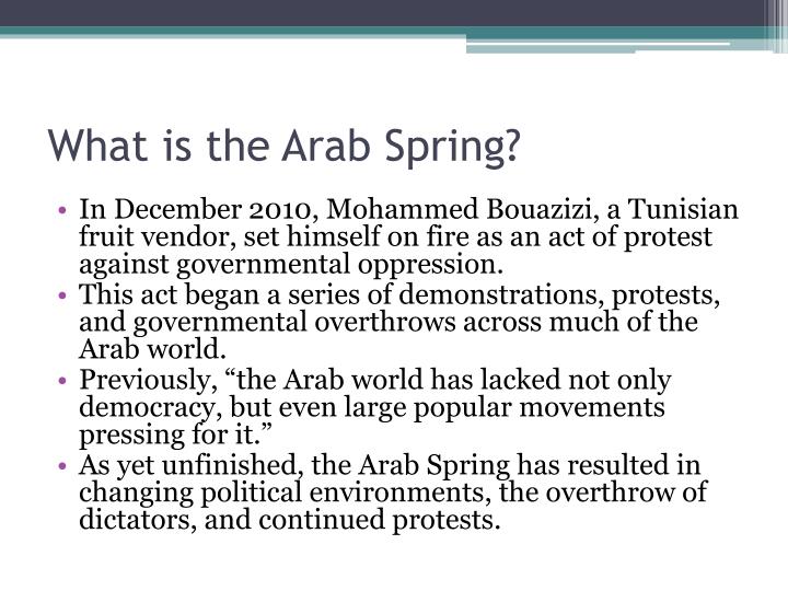 the u s role in arab spring The event set off uprisings across north africa and the middle east known as the arab spring he says the arab world is a religiously conservative place and people generally want to see islam playing an important role in hamid says the us should engage with the islamist. the u s role in arab spring The event set off uprisings across north africa and the middle east known as the arab spring he says the arab world is a religiously conservative place and people generally want to see islam playing an important role in hamid says the us should engage with the islamist.