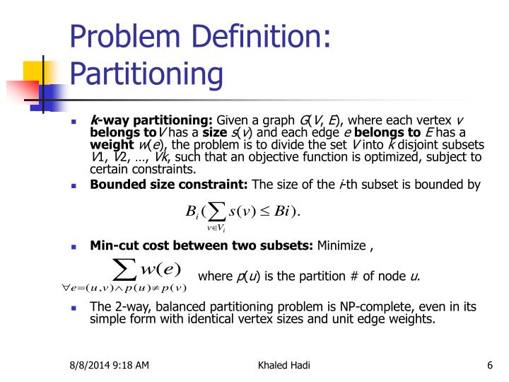 PPT A Fundamental Bipartition Algorithm of KernighanLin PowerPoint